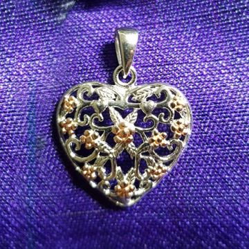 Picture of Pendant Silver Gold  Heart