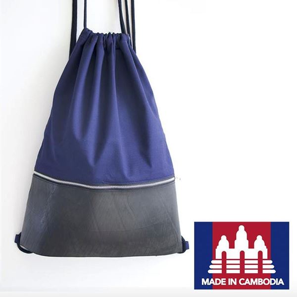 Picture of Tire Draw String Bag [Navy]