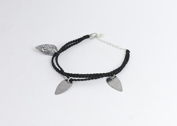 Picture of Tea Spoons to Tea Leaves Bracelet (Black)