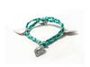 Picture of Tea Spoons to Tea Leaves Bracelet (Green)