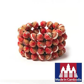 Picture of Cuffed Paper Beads Bracelet