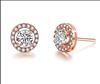 Picture of Mary Gems Diamond Earrings -Rose Gold