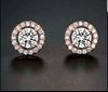 Picture of Mary Gems Diamond Earrings -Rose Gold